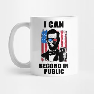 I can record in public Mug